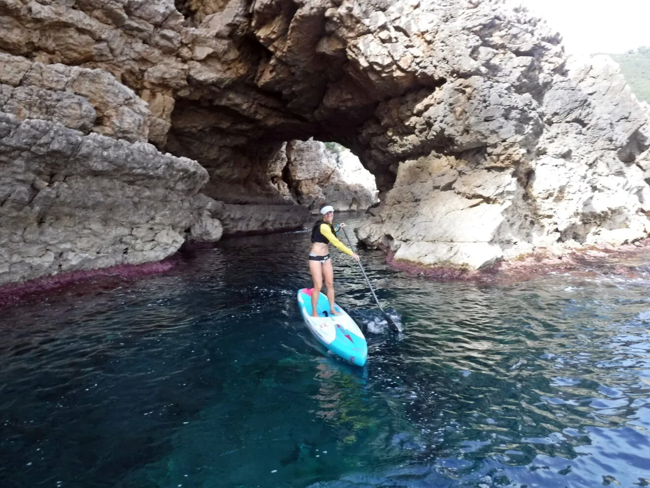 Navegando en las calas de Jávea