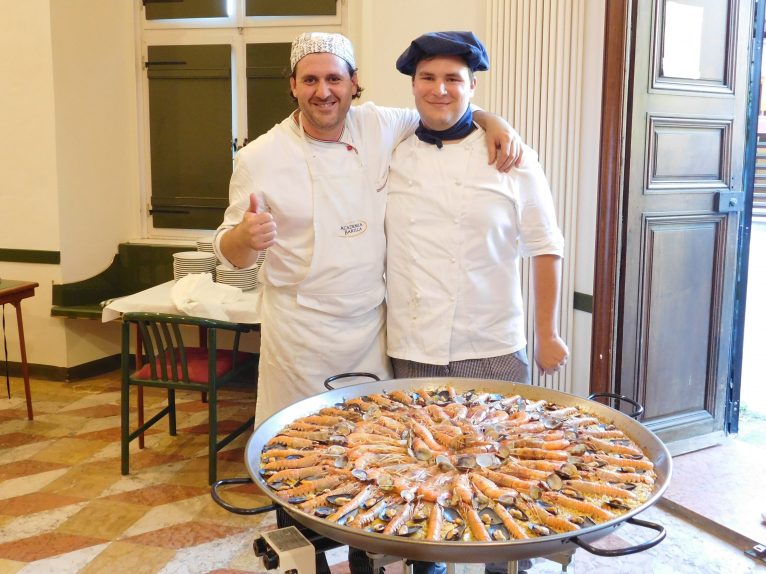 Paella realitzada en el Torneig Gastronòmic