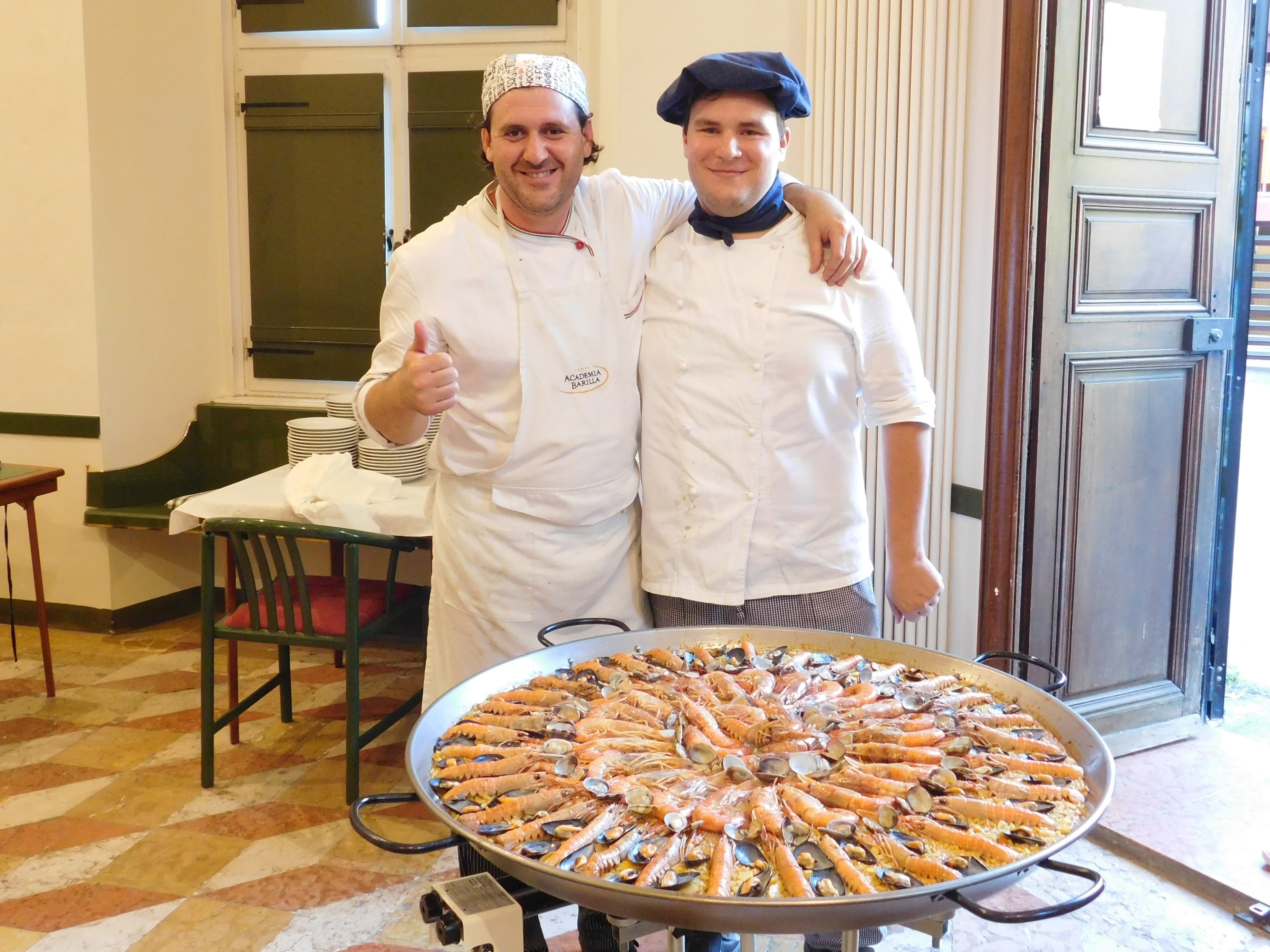 Paella realizada en  el Torneo Gastronómico