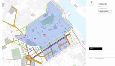 Plano de las futuras zonas 20-30 de Dénia