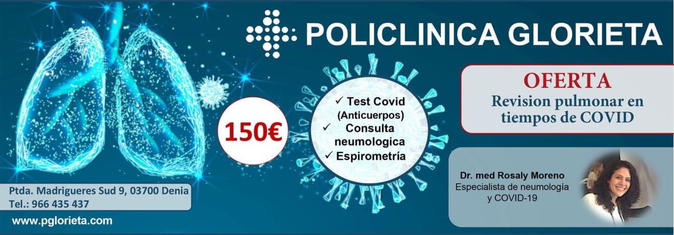Revisión neumológica de la mano de la doctora Moreno - Policínica Glorieta