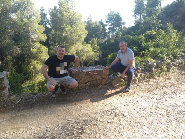 Imagen: Rotulación de barrancos del Montgó