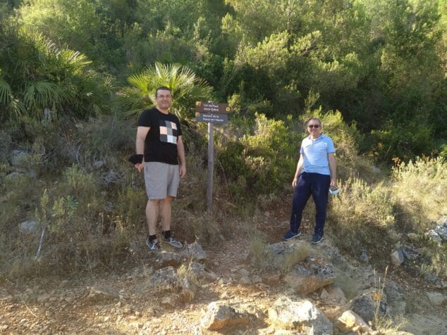 Imagen: Rotulación de los barrancos del Montgó