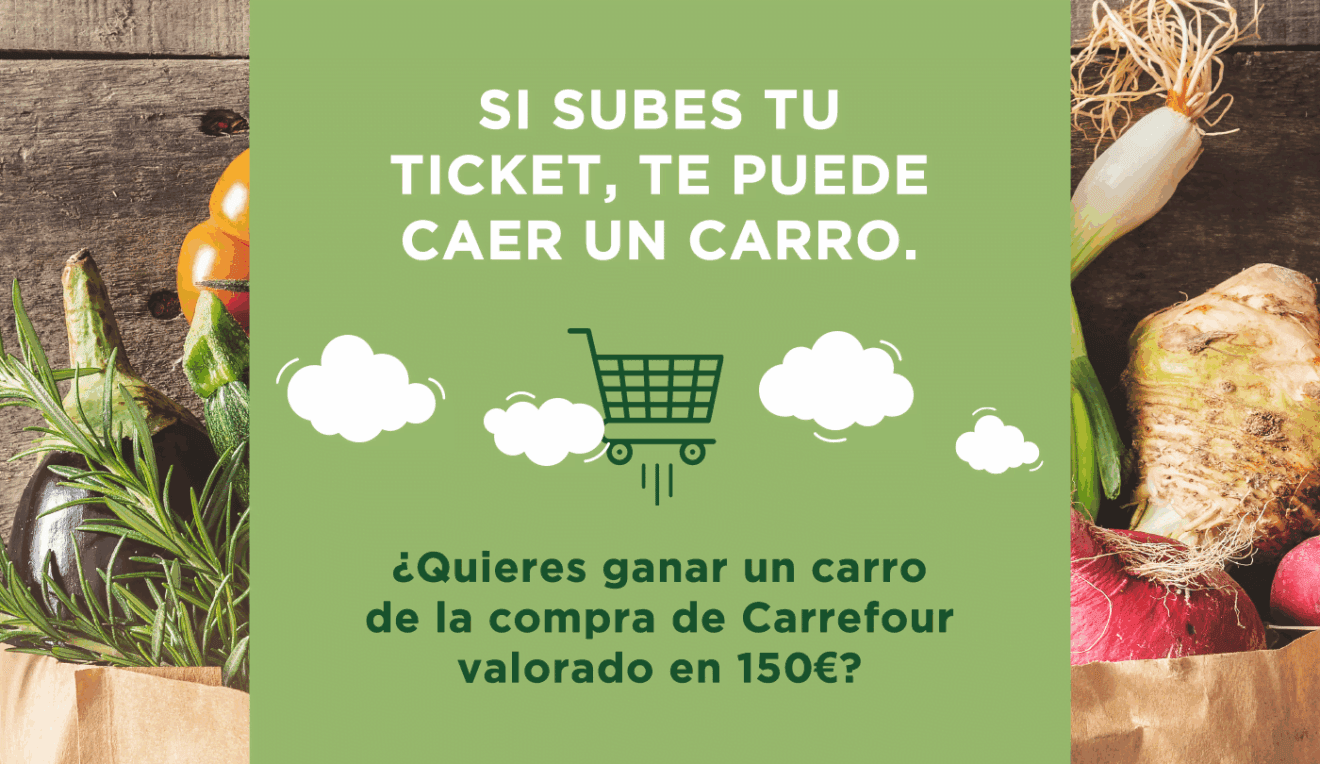 Sorteo de carro de compra en Portal de la Marina