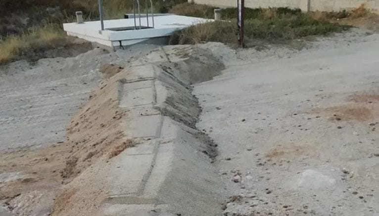 Zanja en la Almadrava