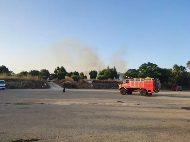 Imagen: Camión de bomberos en Torrecremada