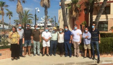 Artistas, organizadores y jurado de Esculturas frente al mar