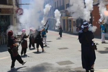 Batalla de arcabucería en Dénia