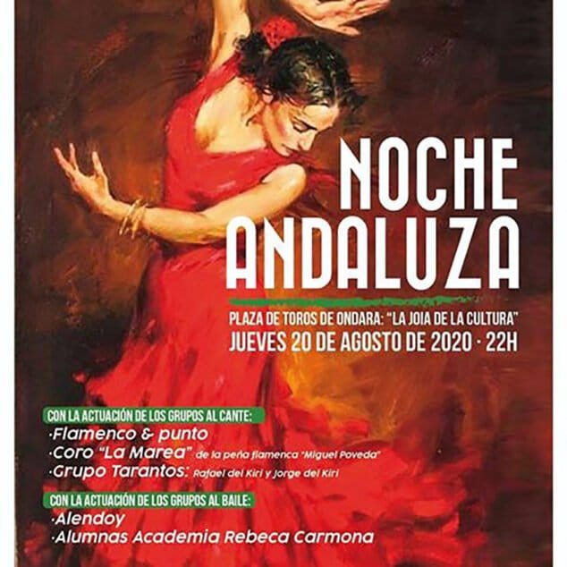 Imagen: Cartel de Una noche andaluza