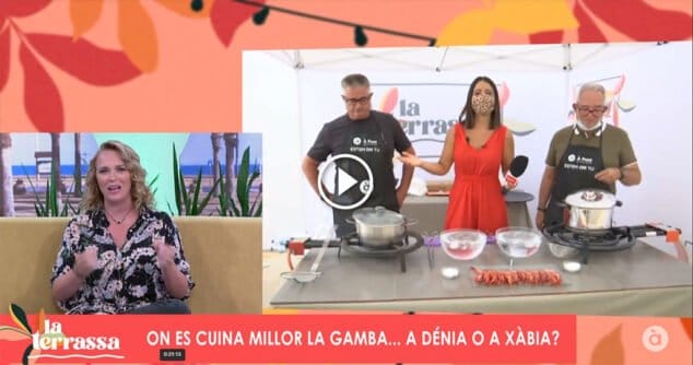 Imagen: Dénia contra Xàbia en el programa La Terrassa de À Punt