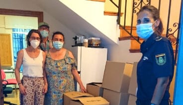 donacion a caritas de la policia nacional