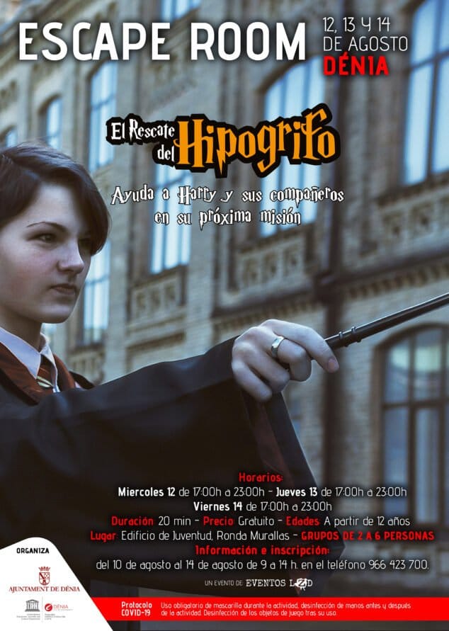 Imagen: Escape room de Harry Potter en Dénia