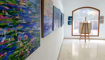 Exposición Colores de Marita en Champagnat