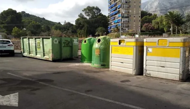 El Ayuntamiento amplía los puntos de recogida de residuos verdes 2 Imagen: Nuevo punto verde en Les Rotes