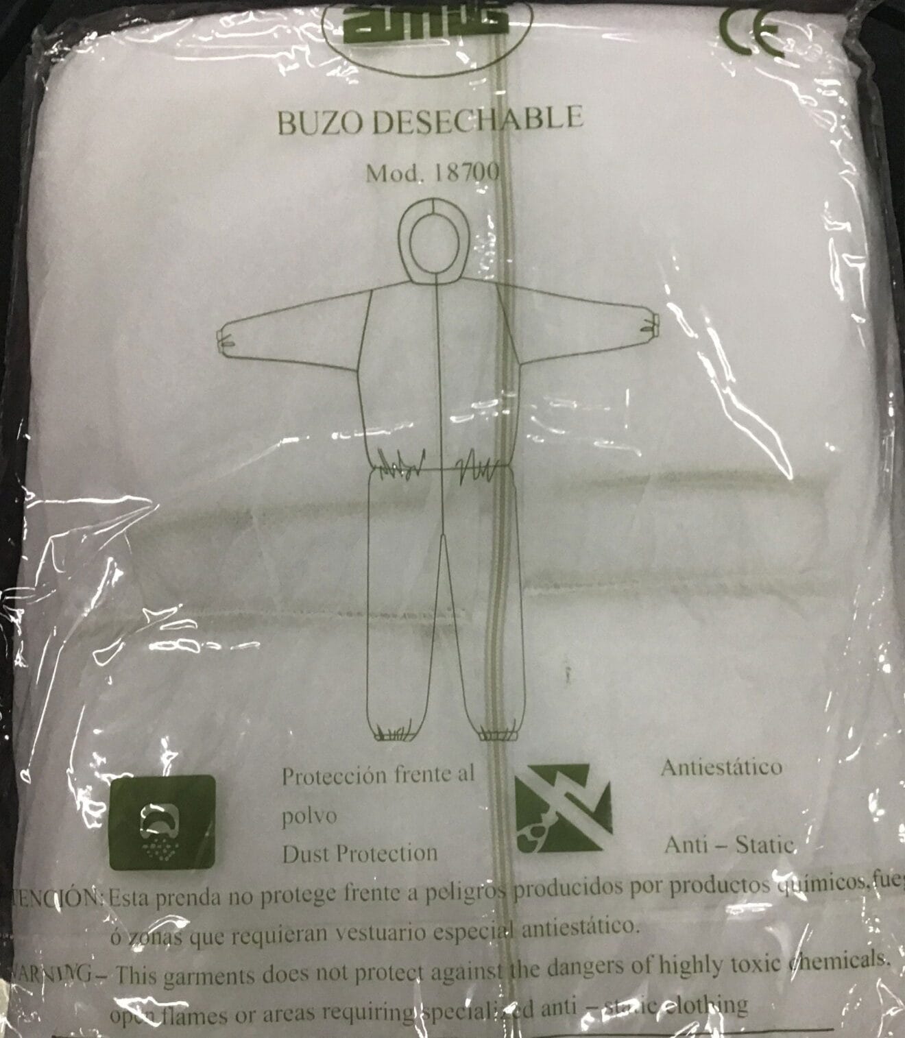 Buzo desechable - Coloma 2 Ferreteros