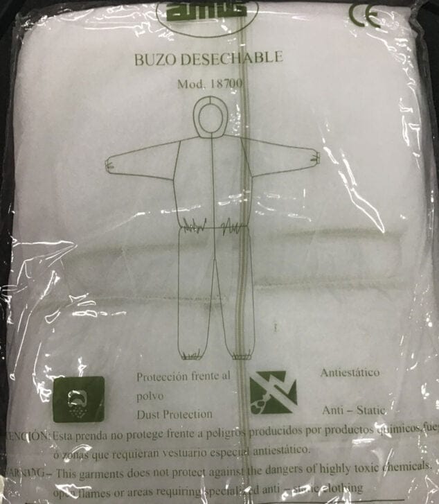 buzo desechable coloma 2 ferreteros