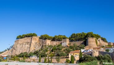 El castillo de Dénia desde Miguel Hernández