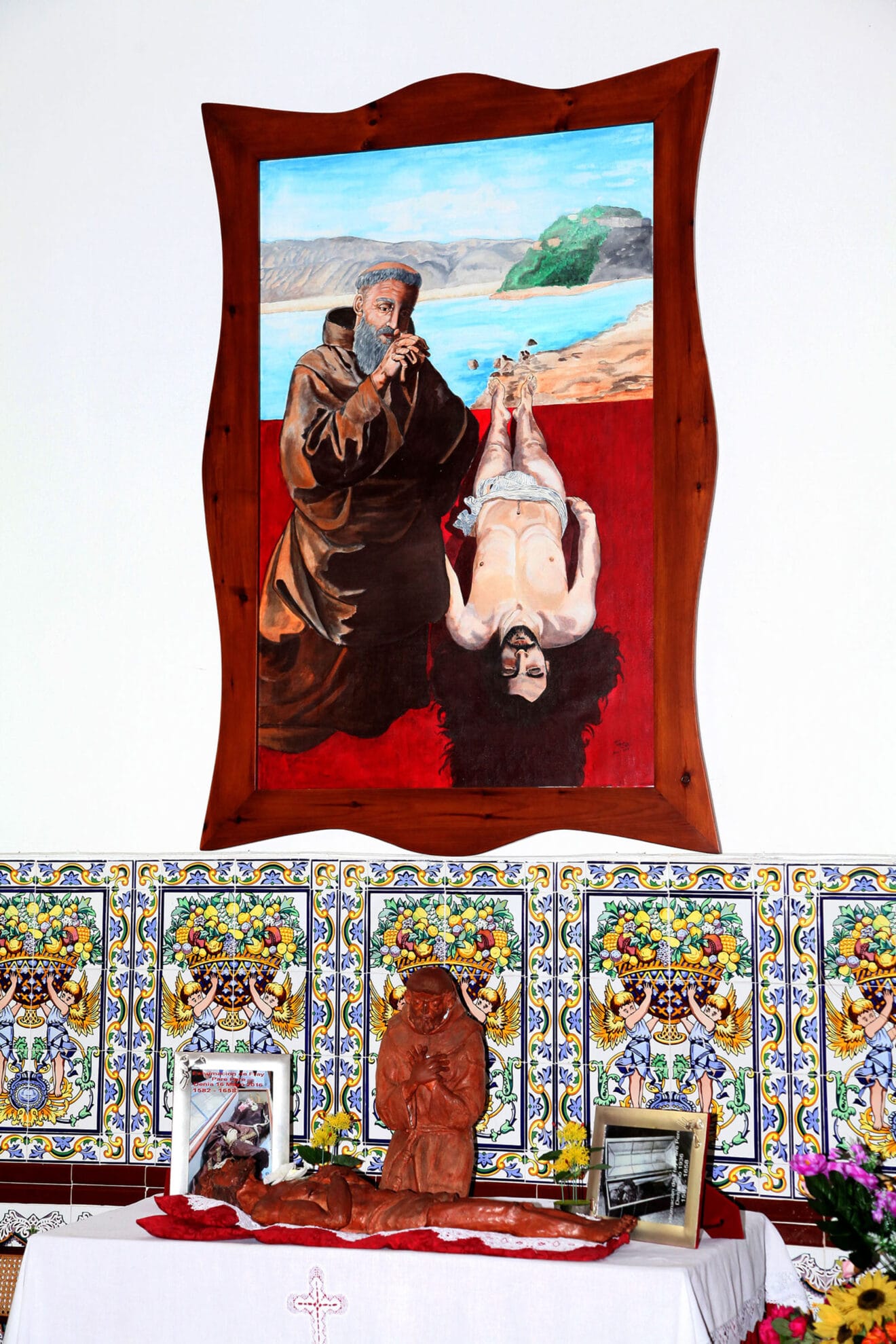 Fresco en la ermita del Pare Pere en Dénia | Imagen: Tino Calvo