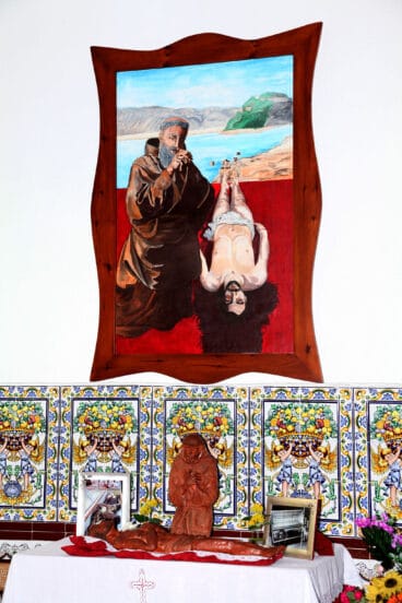 Fresco en la ermita del Pare Pere en Dénia | Imagen: Tino Calvo