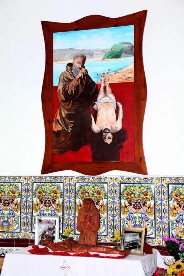 Fresco en la ermita del Pare Pere en Dénia | Imagen: Tino Calvo
