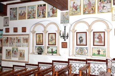 Interior de la ermita del Pare Pere en Dénia | Imagen: Tino Calvo