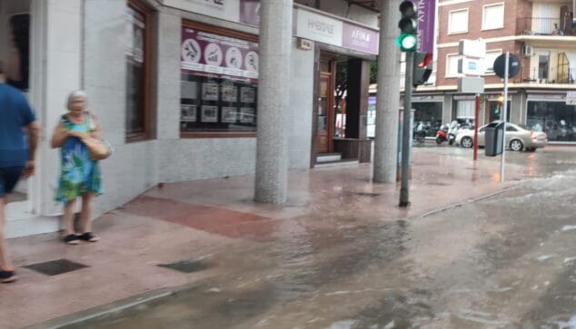 Imagen: La fuerte lluvia de agosto anega Patricio Ferrándiz