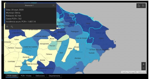 Imagen: Positivos en Dénia