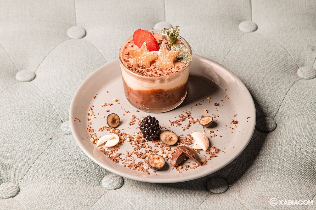 Trío de mousses de chocolate - Restaurante Ammos