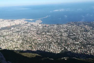 Panorámica de Dénia desde la Creueta del Montgó