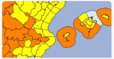 alerta naranja por fuertes vientos