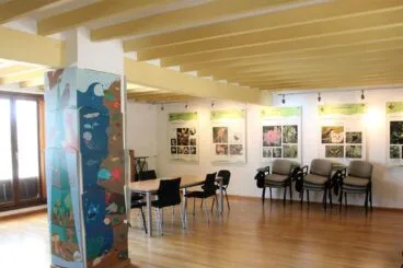 Aula para actividades en el Centre d’Interpretació del Parc Natural en Dénia