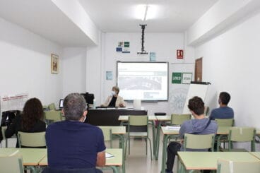 aula de uned denia con protocolo covid