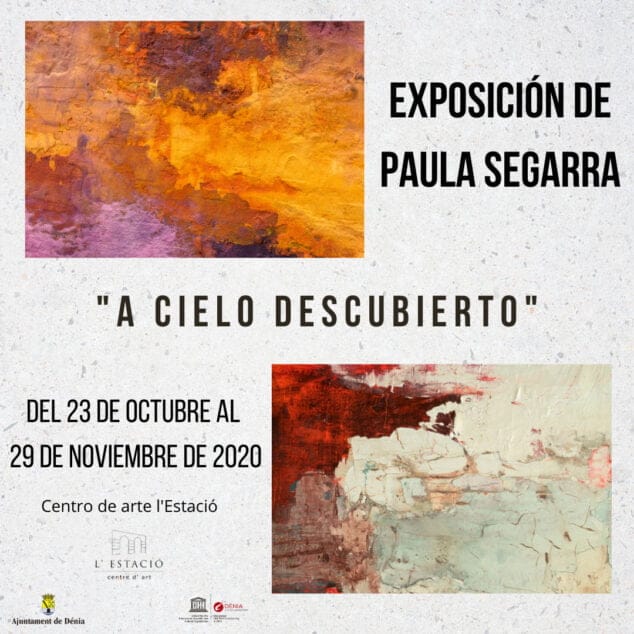 Imagen: Cartel de la exposición A cielo descubierto