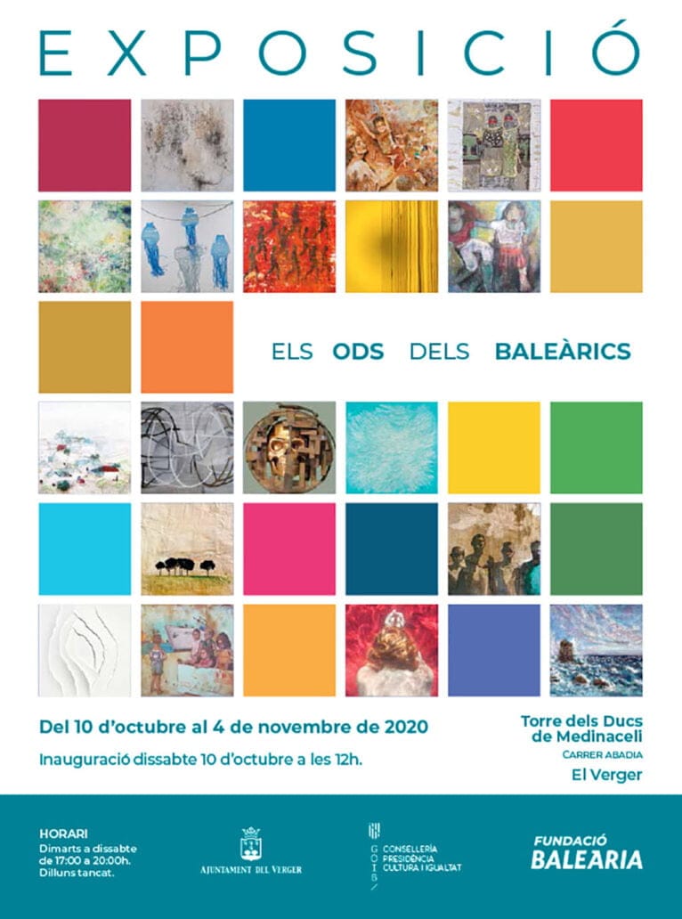 Cartel exposición en El Verger