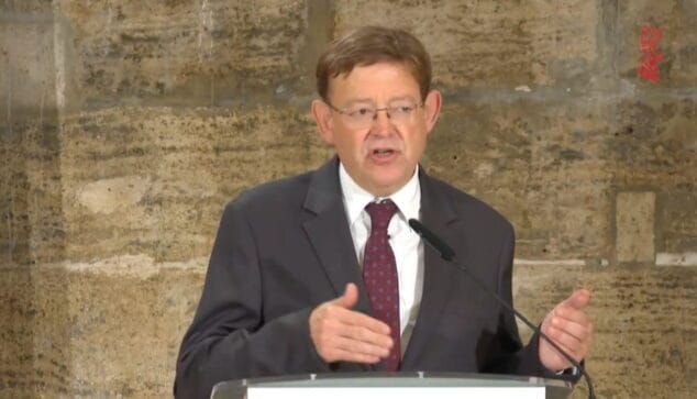 Imagen: Comparecencia de Ximo Puig en rueda de prensa tras el consejo interterritorial