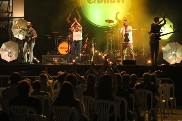 Imagen: Concierto de El Diluvi en Dénia durante el puente de octubre