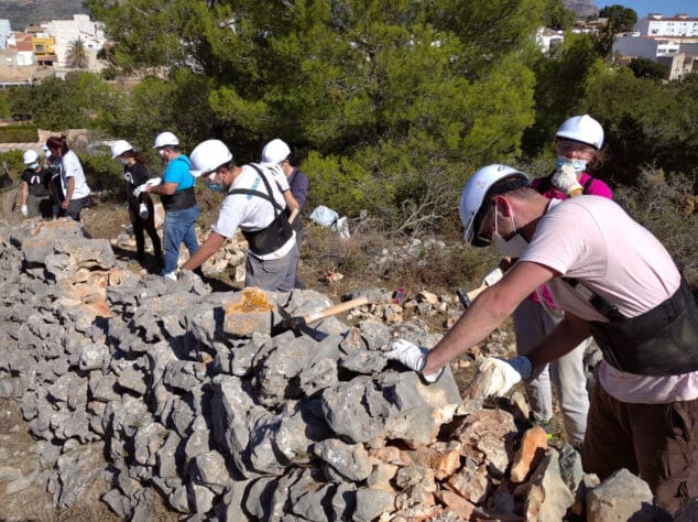 Imagen: Curso de piedra en seco