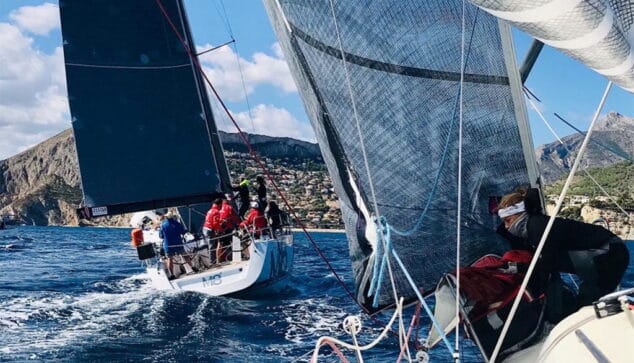 Imagen: Equipo de vela de Marina El Portet