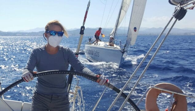 Imagen: Equipo de vela de Marina el Portet