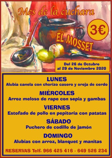 Mes de la cuchara en El Mosset