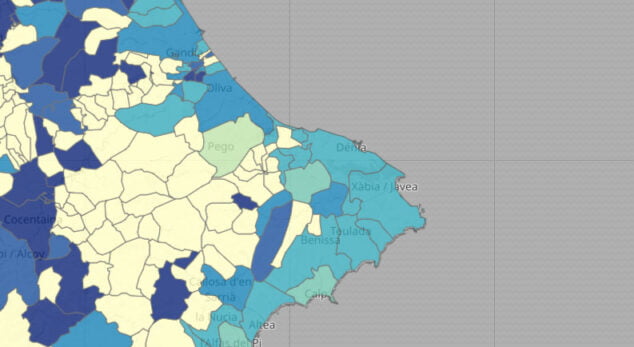 Imagen: Nuevos datos de contagios de coronavirus por municipio