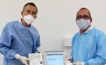 Parte del equipo de cardiología de Policlínica Glorieta