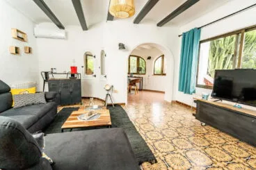 Salón amplio en un chalet de vacaciones en Dénia – Aguila Rent a Villa