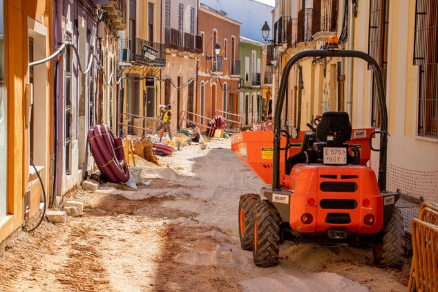 Imagen: Trabajos en carrer Major