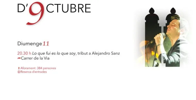 Imagen: Tributo a Alejandro Sanz