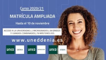 UNED Dénia – Ampliación de matrícula