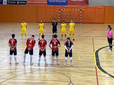 Arranque del encuentro del Mar Dénia en Mataró