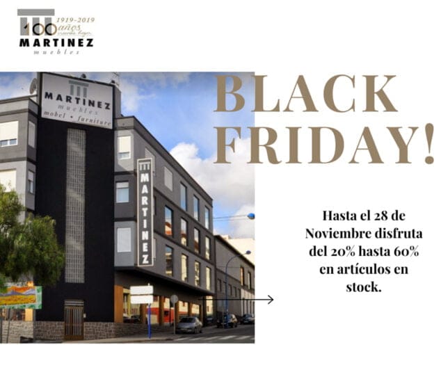 Imagen: Black Friday en Muebles Martínez