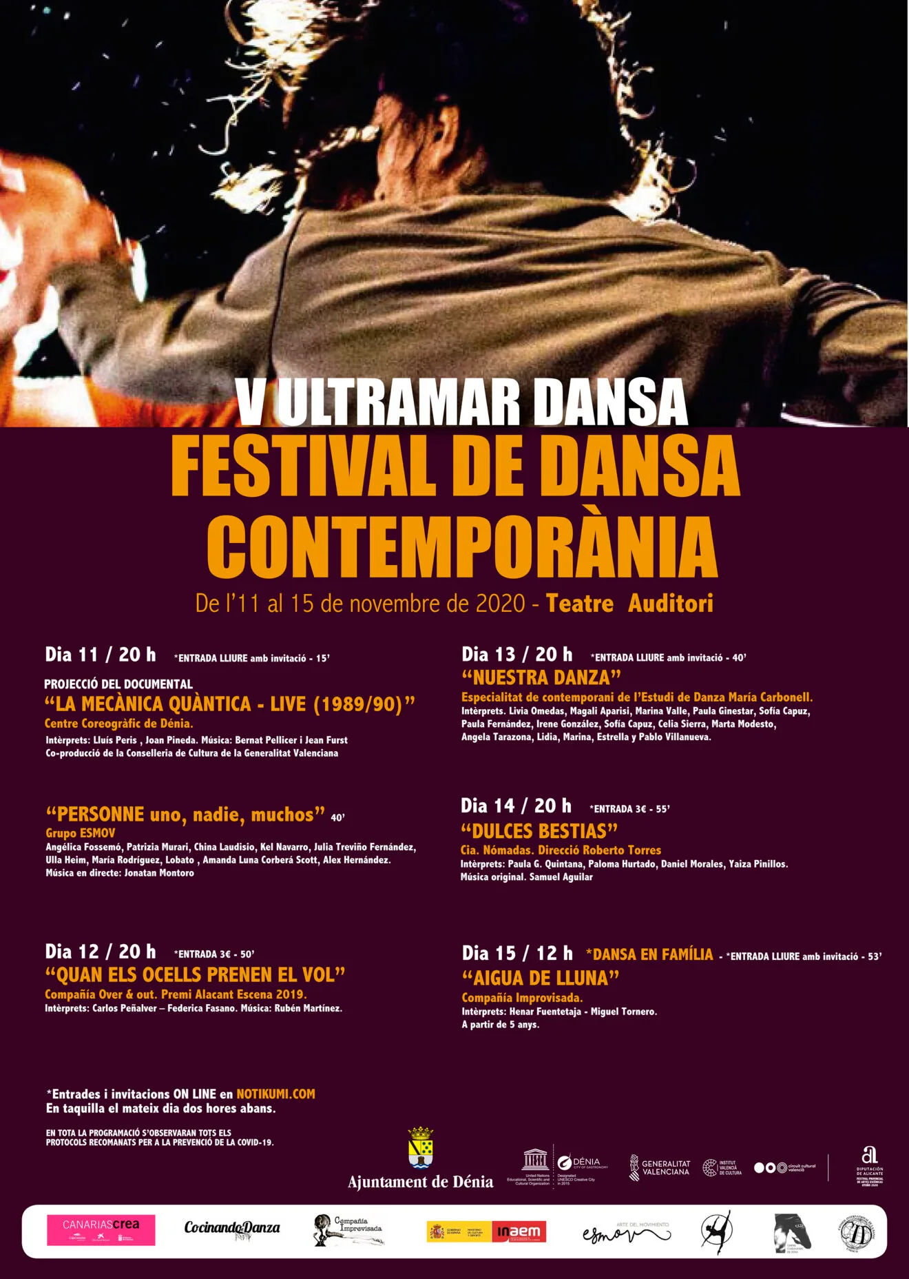 Cartel del Ultramar Dansa 2020