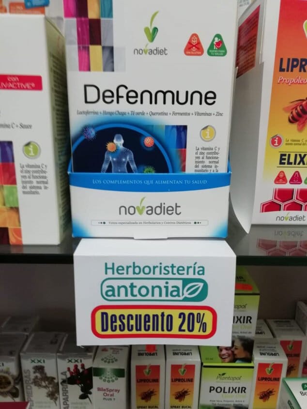 20% de descuento en la segunda unidad de varios productos en Herboristería Antonia 5 comprar defenmune denia con descuento herboristeria antonia